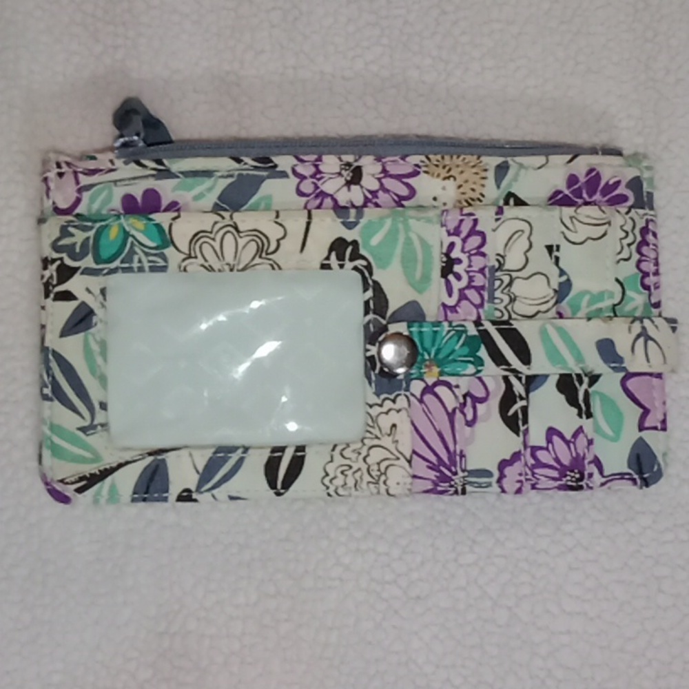 Vera Bradley Wallet With Change pouch Money Spot And Card Slots